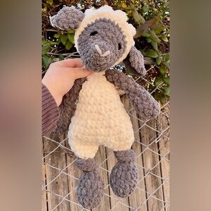 Crochet Lamb Snuggler